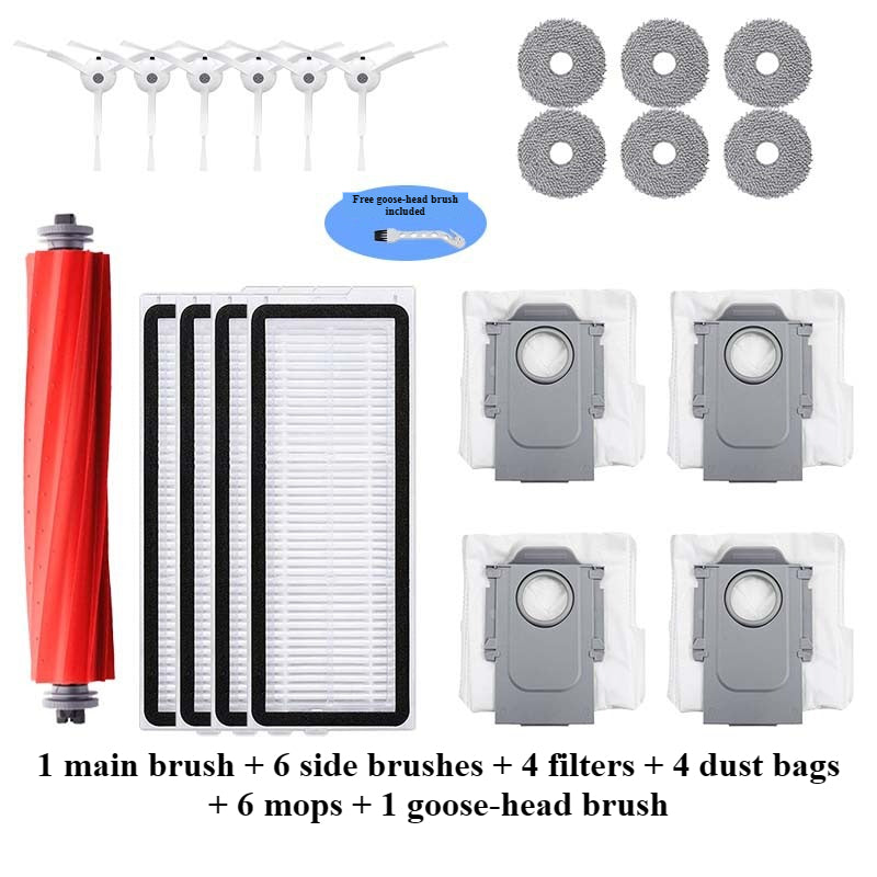For Roborock P10 Pro Vacuum Cleaner Consumables Accessories QRevo MaxV / Pro Main Brush Side Brush HEPA Filter Dust Bag