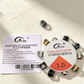 FATUBE Metal Beads + Crystal Elastic Cord DIY Bracelet and Necklace Beading Kit with Elastic Thread.