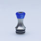 510 DRIP TIP MTL Stainless steel Acrylic Resin  Straw joint