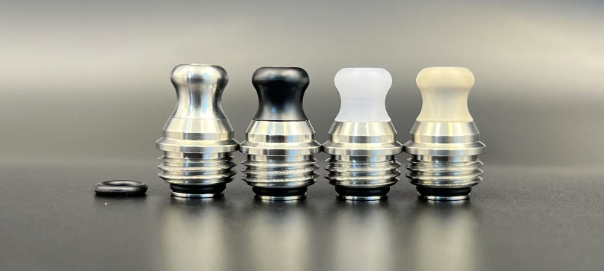 DDSX 1PC Billet Box BB /510 Sparrow Stainless Steel Plastic POM PEI Quick-Release Drip Tip Random Color