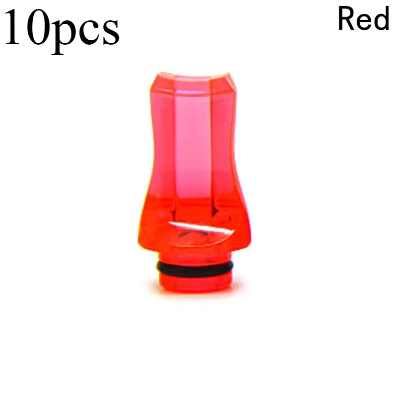 10PCS 510 Flat Mouth Plastic Acrylic Straw Joint