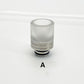 1PCS 510 Stainless Mesh + Acrylic Anti-fry Oil with Filter Straw Joint