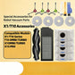 Replacement Accessories for ECOVACS X1 / T10 OMNI Robot Vacuum, Dust Bag, Mop Pads, Roller Brush, Side Brush, Filter