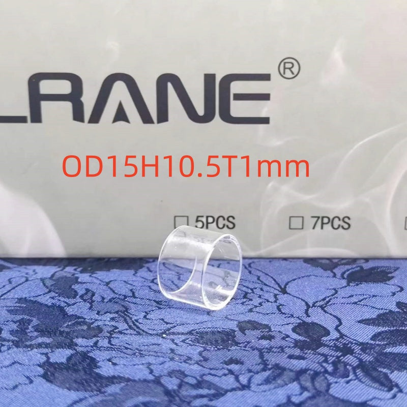 Clrane OD15mm Straight Clear Tube Tubular Glass Stand Decorative Display Base