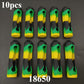 10PCS 18650 Lithium Battery Silicone Sleeve Non-Slip Shockproof Protective Cover