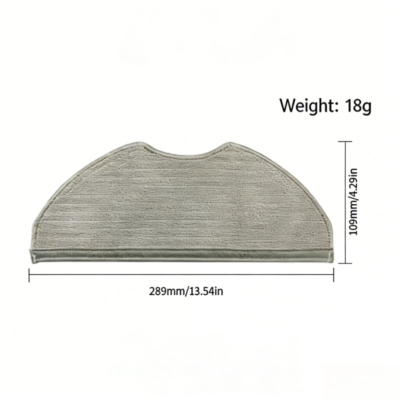 Vacuum Cleaner Accessories Kit Compatible with Xiaomi S40C (E101) Main Brush Side Brush Filter Mop Cloth Dust Bag