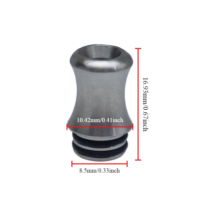 1PC 510 Drip Tip Stainless Steel Plastic Nautilus Straw Joint