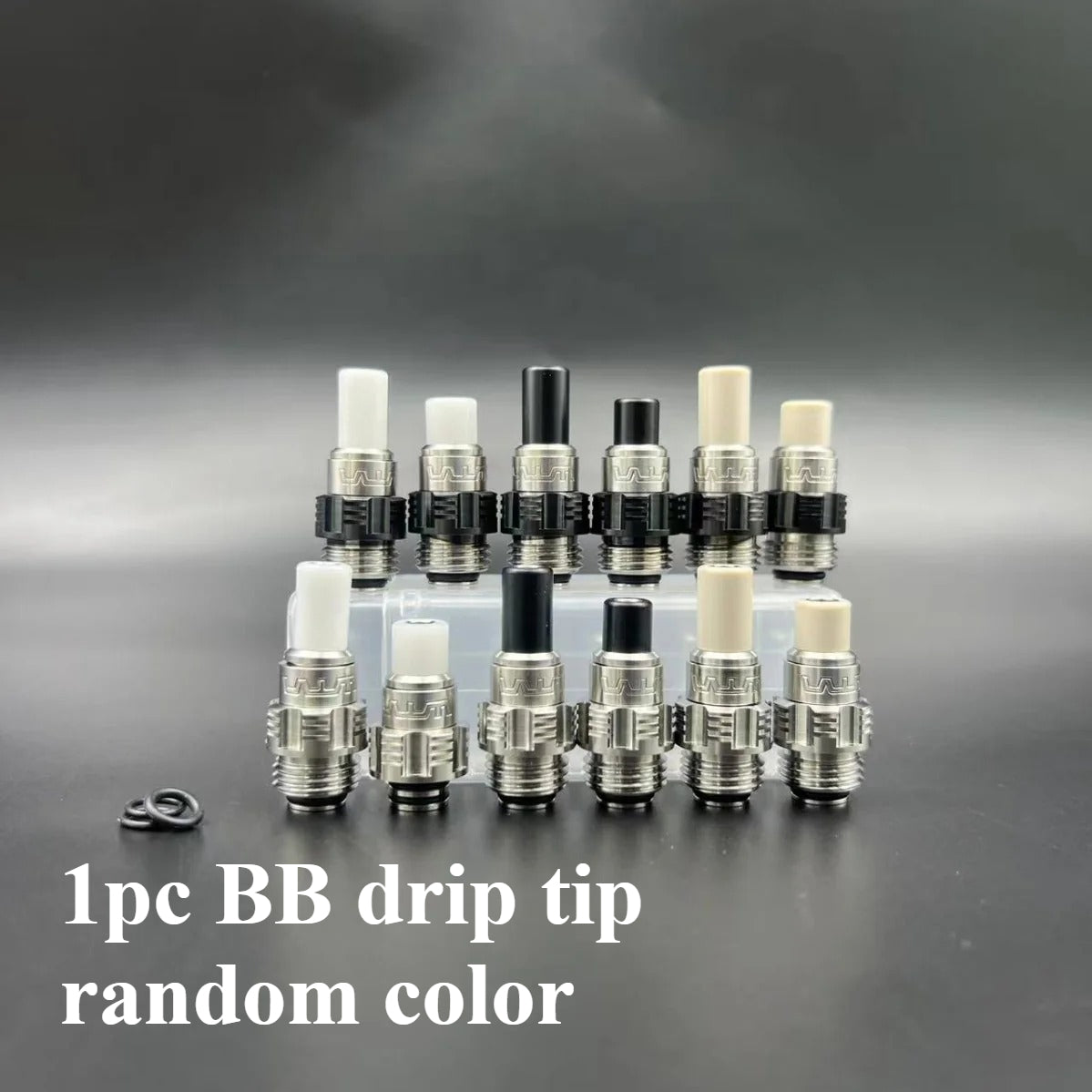 DDSX 1PC BB Quick-Release 510 Adapter 2-in-1 Short/Long Tip 316 Stainless Steel Random Color