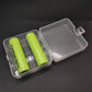 1PC Frosted White PP Battery Storage Box | Fits 18650/21700/26650 Batteries