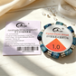 FATUBE Blue Patterned Lapidary Glass Beads DIY Beading Set 1.0mm Crystal Elastic Thread Handmade Bracelet Accessories Glass Dividing Beads Components.