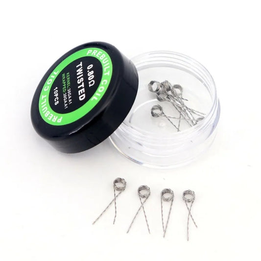 Straw Joint Fused Clapton Coils Alien Premade Coil Heating Resistance Heating Wire Accessory 1Box