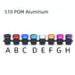 510/BB/Dot2 909 moDIFY POM Acrylic DRIP TIP or 510 Square/Ellipse drip tip Aluminum POM DRIP TIP Multicolor colour 8