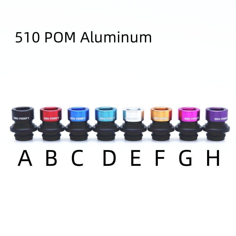 510/BB/Dot2 909 moDIFY POM Acrylic DRIP TIP or 510 Square/Ellipse drip tip Aluminum POM DRIP TIP Multicolor colour 8