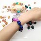 Mixed Color Imitate Jade Loose Beads Set Crystal Elastic Thread DIY Jewelry Making Accessories Material.