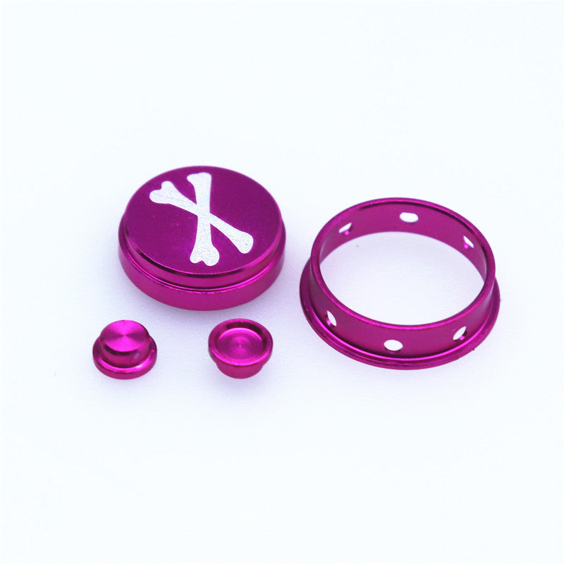 XBone Aluminum 510 X Bone Drip Tip Dot Aio V2 1 PRESS KEY Button Set Billet BB for Petri BOX DotAio 2 Colour 8