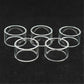 5PCS Straight Clear Glass TUBE For Dvarw MTL 22mm/Dvarw MTL FL 22mm