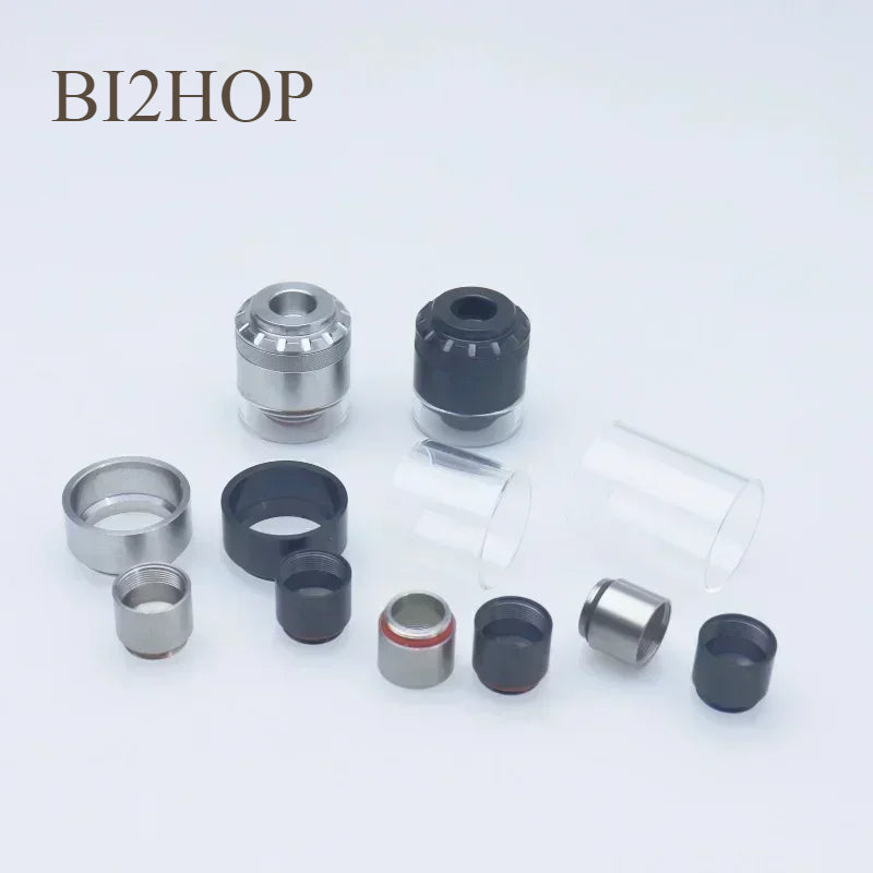 BI2HOP H9ADD1.3ml Stainless Steel joint Extension Kitfor MTL 2ml 4ml/Top Refill Kit with GLASS 3.6ml/Half combi tank for mtl 4ml