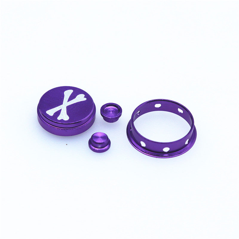 XBone Aluminum 510 X Bone Drip Tip Dot Aio V2 1 PRESS KEY Button Set Billet BB for Petri BOX DotAio 2 Colour 8