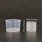 High-Temp Plastic Knurling Glossy Straight Tube Measuring Cups for Precise measurement of small-dose liquids