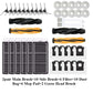 Compatible with Dreame Robot Vacuum Accessories: Main & Side Brushes for X50 Pro / X50 Master / L50 Pro Ultra Consumables