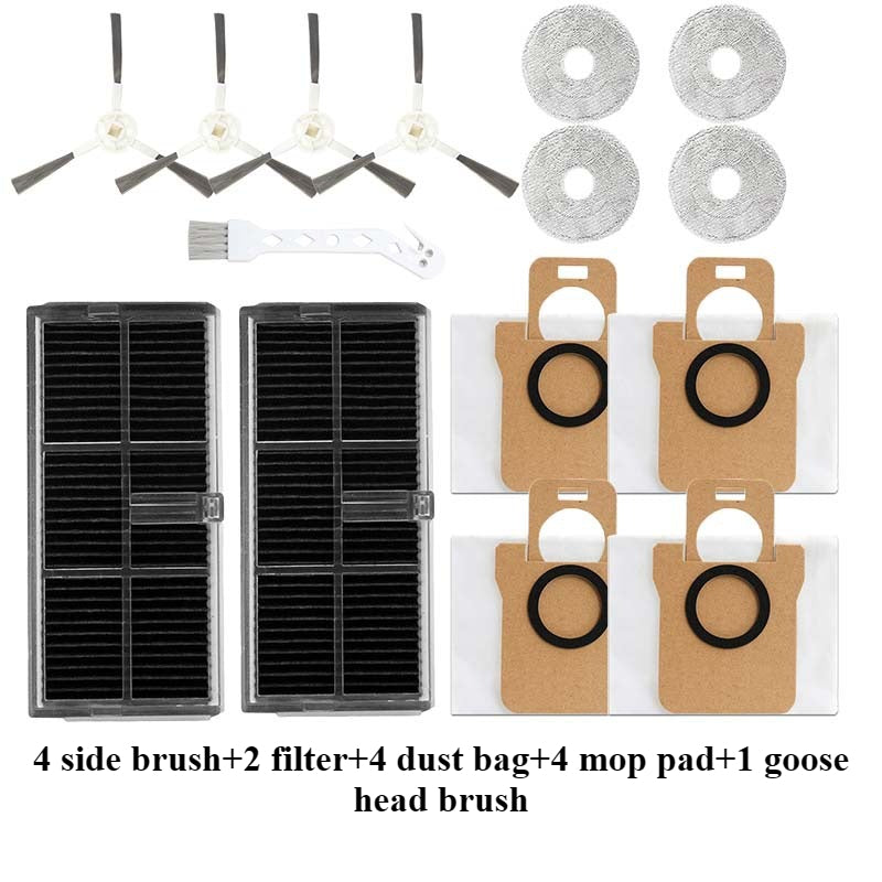 Compatible for Xiaomi MiJia Omni M30S B103CN Vacuum Cleaner Parts Main Brush Dust Bag HEPA Filter Side Brush