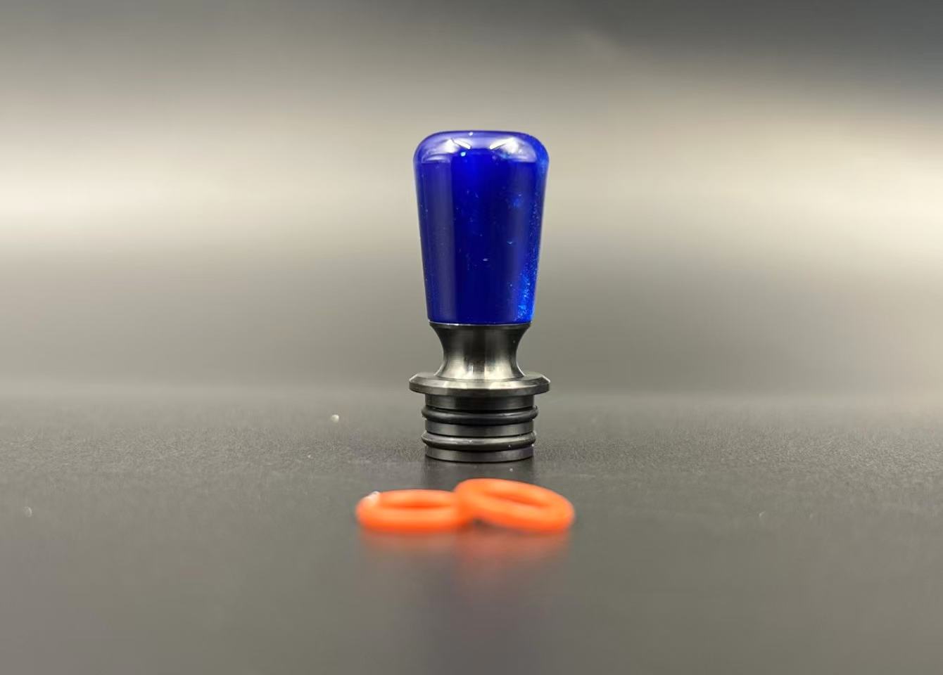 DDSX 1PC 510 Stainless Steel Resin Drip Tip - Heat Resistant 3mm Bore Detachable Resin Mouthpiece