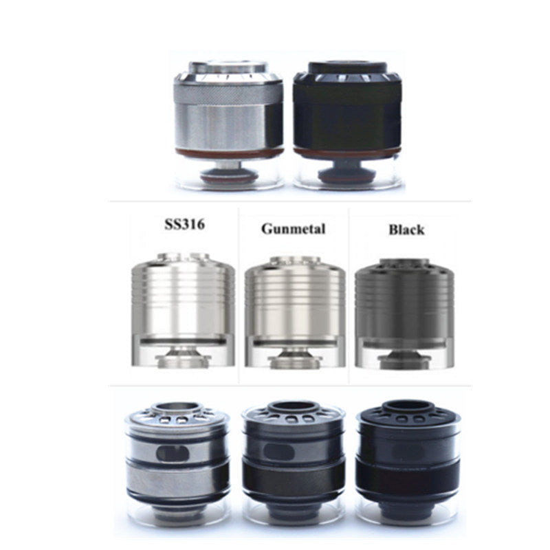 BI2HOP H9ADD1.3ml Stainless Steel joint Extension Kitfor MTL 2ml 4ml/Top Refill Kit with GLASS 3.6ml/Half combi tank for mtl 4ml