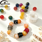 Small Waist Resin Loose Beads and Elastic Thread Set, Handmade DIY Bracelet Jewelry Making Supply Kit.