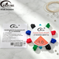 Multi-color PC material beads + elastic stringing thread set 1.0mm DIY bracelet and necklace accessory making thread materials set