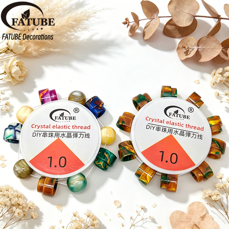 Colorful Gold Foil Resin Large Hole Spacer Tube Beads Loose Beads for DIY Handmade Bracelet Necklace Jewelry Making.