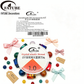 FATUBE 1.0mm Crystal Elastic Thread, DIY Beading Supplies for Handmade Bracelets and Necklaces.