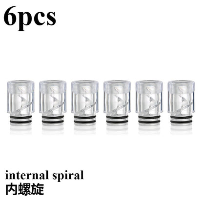 6PCS 510 810 Internal Spiral Plastic Straw Joint