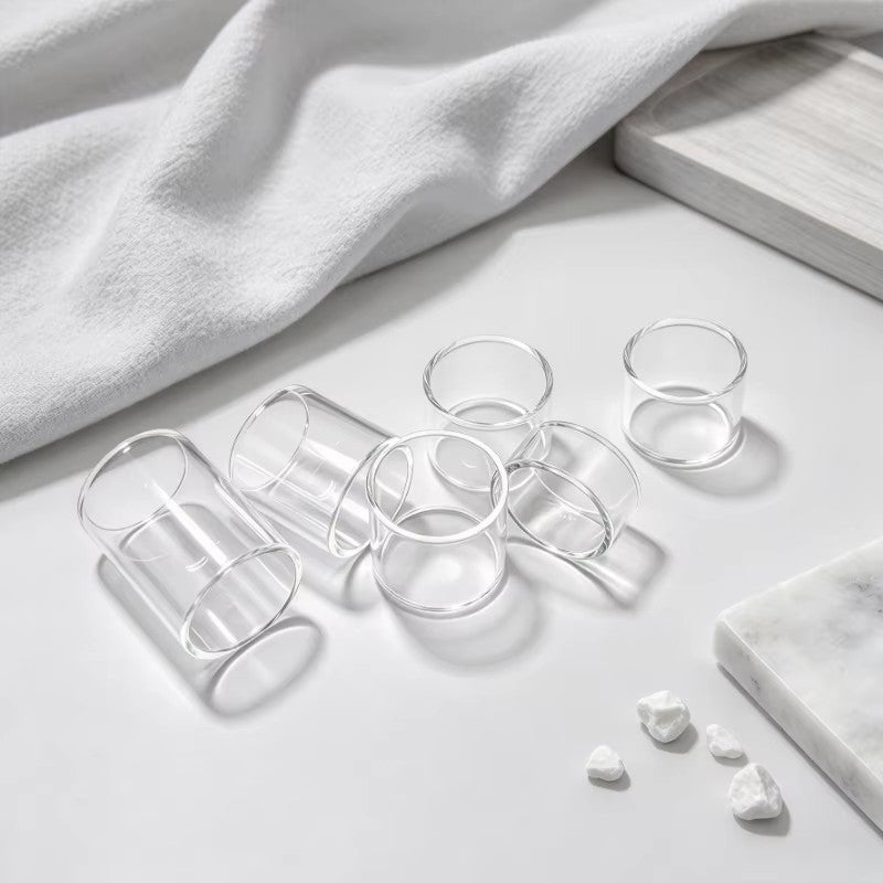 20PCS Glass Tube for VGOD BLITE RDTA/VGOD Pro Sub Ohm/tfricktank pro RDTA/RX75/Reux Mini/RX GEN3 Dual/GNOME/KESTREL RDTA/Vicino/Vicino D30/Theorem RTA/Elabo Tank/Predator kit/Amor Mini/Amor NS/ACTIVE kit/Kage Tank/ES300/rx2 20700/Bellerophon RTA