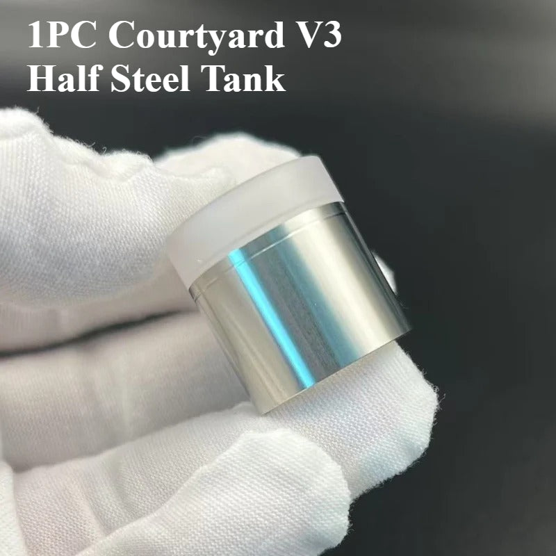 DDSX 1PC Courtyard V3 Half Steel Tank Stainless Steel Plastic Threaded