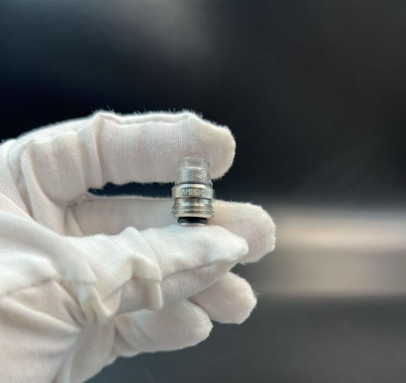 DDSX 1PC Mission Series Quick-Release BB Drip Tip 316 Stainless Steel Plastic PEEK Mouthpiece