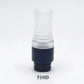 1PC 510 810 9holes Shunt anti-spitting oil Stainless Steel Plastic Combination Straw Joint