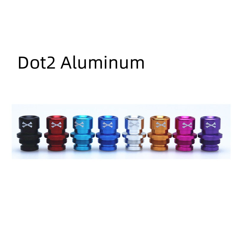 XBone Aluminum 510 X Bone Drip Tip Dot Aio V2 1 PRESS KEY Button Set Billet BB for Petri BOX DotAio 2 Colour 8