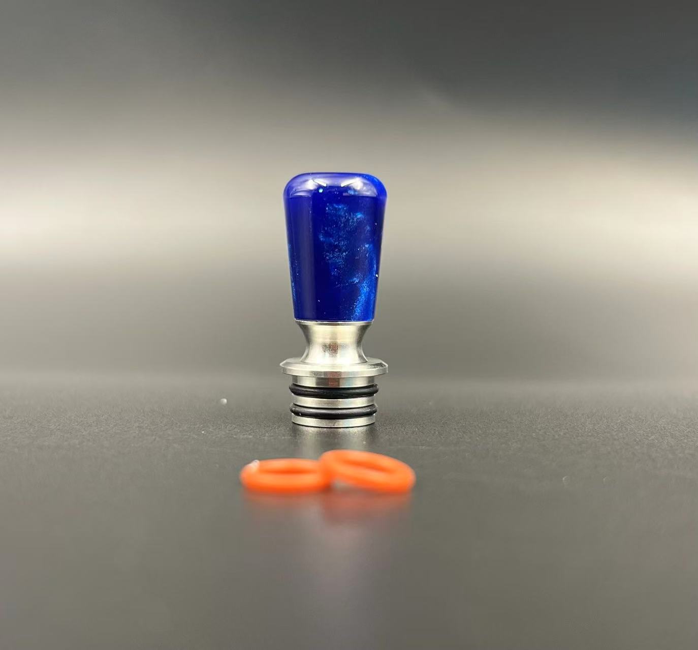 DDSX 1PC 510 Stainless Steel Resin Drip Tip - Heat Resistant 3mm Bore Detachable Resin Mouthpiece