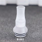 1PC 510 810 9holes Shunt anti-spitting oil Stainless Steel Plastic Combination Straw Joint
