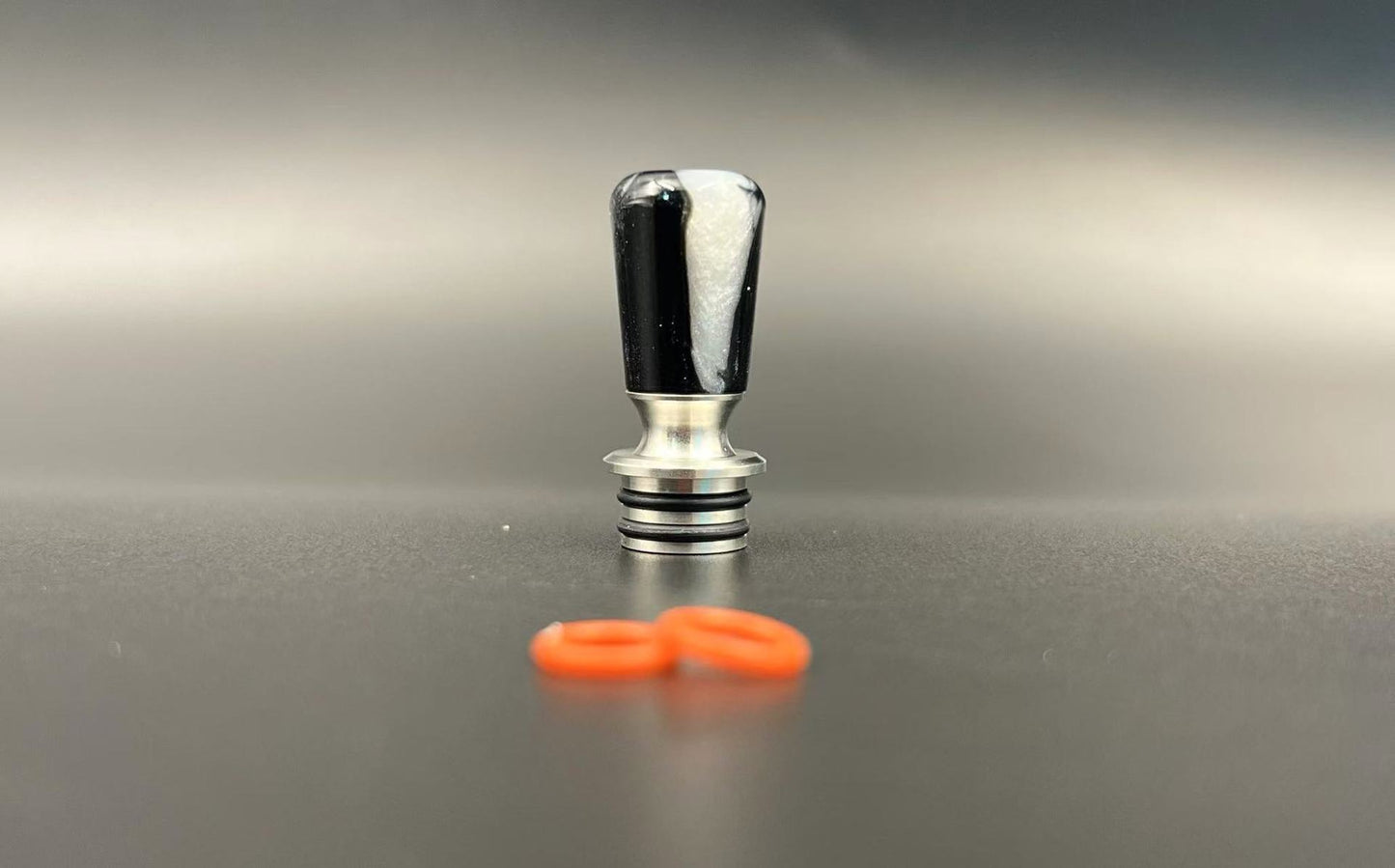 DDSX 1PC 510 Stainless Steel Resin Drip Tip - Heat Resistant 3mm Bore Detachable Resin Mouthpiece