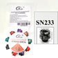 Mixed Color Imitate Jade Loose Beads Set Crystal Elastic Thread DIY Jewelry Making Accessories Material.