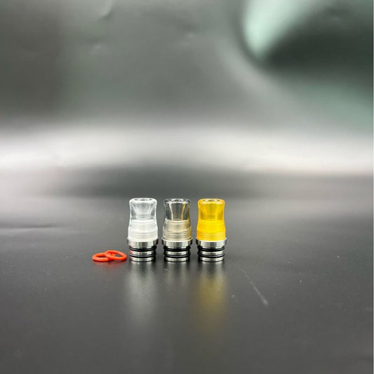 DDSX 415 Stainless Steel Plastic 510 Drip Tip with mouthpiece replacement cap