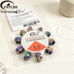 DIY handmade beaded accessories - Red copper / Brass / Stainless steel metal spacer beads for bracelets and necklaces, loose beads