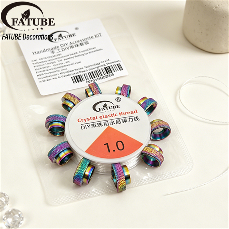 DIY handmade beaded accessories - Red copper / Brass / Stainless steel metal spacer beads for bracelets and necklaces, loose beads