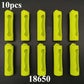 10PCS 18650 Lithium Battery Silicone Sleeve Non-Slip Shockproof Protective Cover