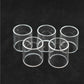 5PCS Straight Clear Glass TUBE For ParavozZ Ghost V2 RDTA/K5K