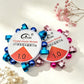 Multi-Color Aluminum Bead DIY Elastic String Kit Handmade Adjustable Bracelet Necklace Making Crystal Elastic Thread Accessory Set