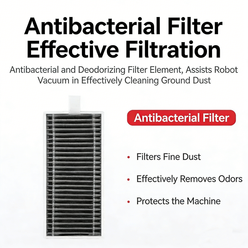 Compatible for Ecovacs X11 / X11 PRO / T80S Robot Vacuum Cleaner Main Brush Side Brush Roller Mop Cloth Filter Dust Bag