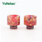 2PCS 510 Gold Spot Resin Straw Joint