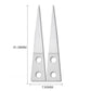 Ceramic Tweezers Tips Kit Stainless Steel Handle Anti-Static High Precision Replacement Tweezers Parts Set Tweezers Repair Tools